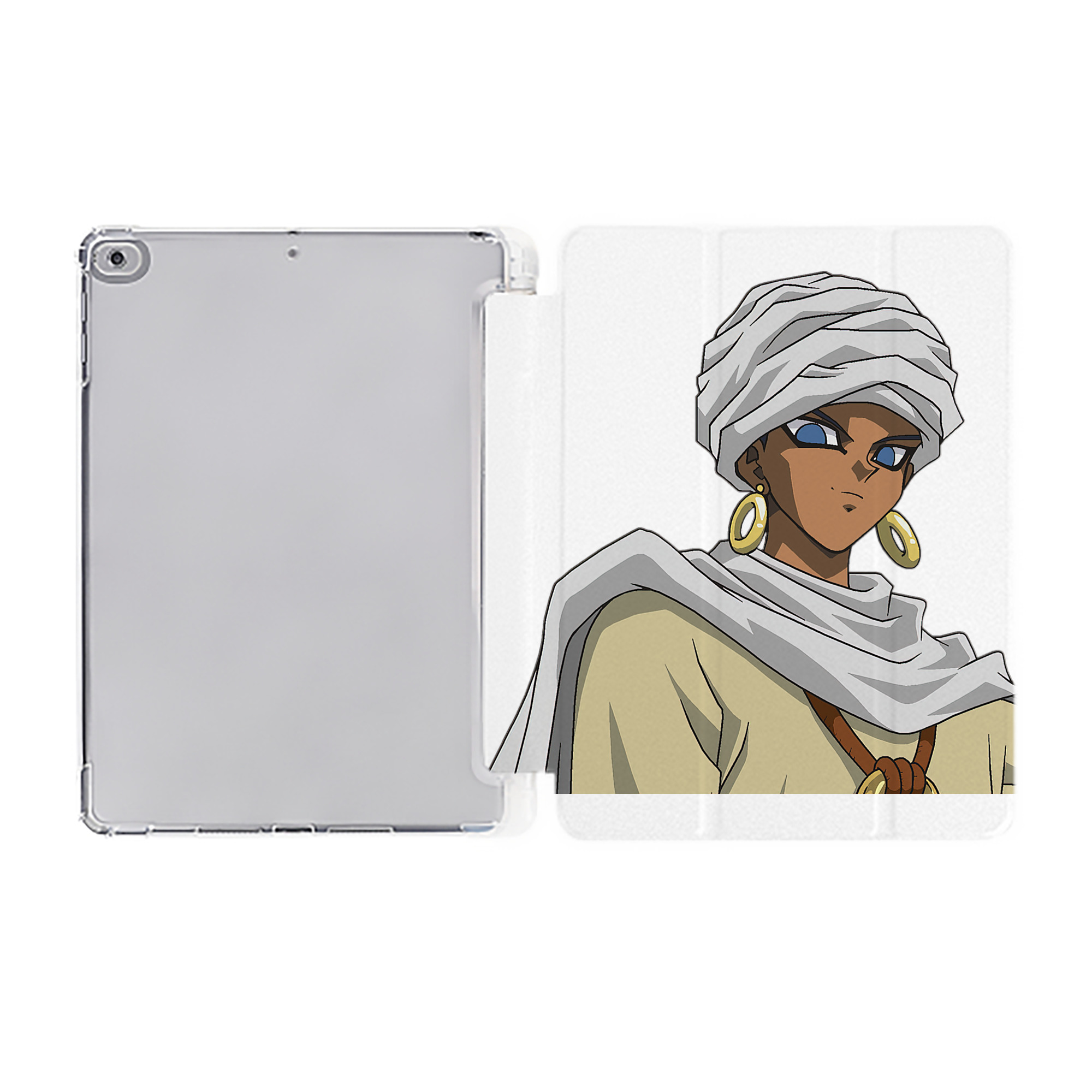 （画像用） 遊☆戯☆王 Yu-Gi-Oh! IPad ケース ペン収納付き 三つ折りスタンド PUレザー×シリコン 対応機種9.5/10.5/10.9インチ